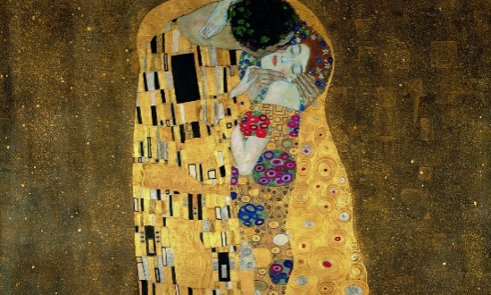 (c) Gustav Klimt, Der Kuss